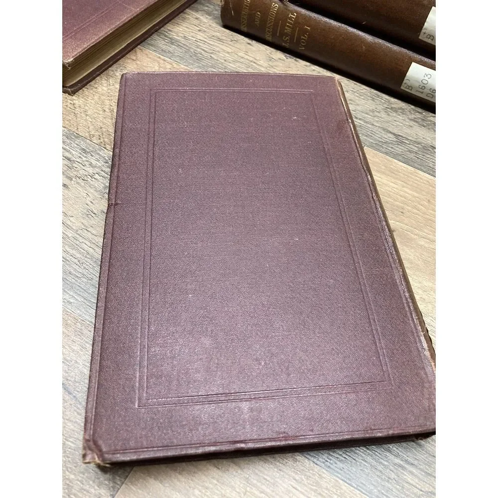 Dissertations and Discussions‎ J.S. Mill Historical 4 Vol Set RARE
